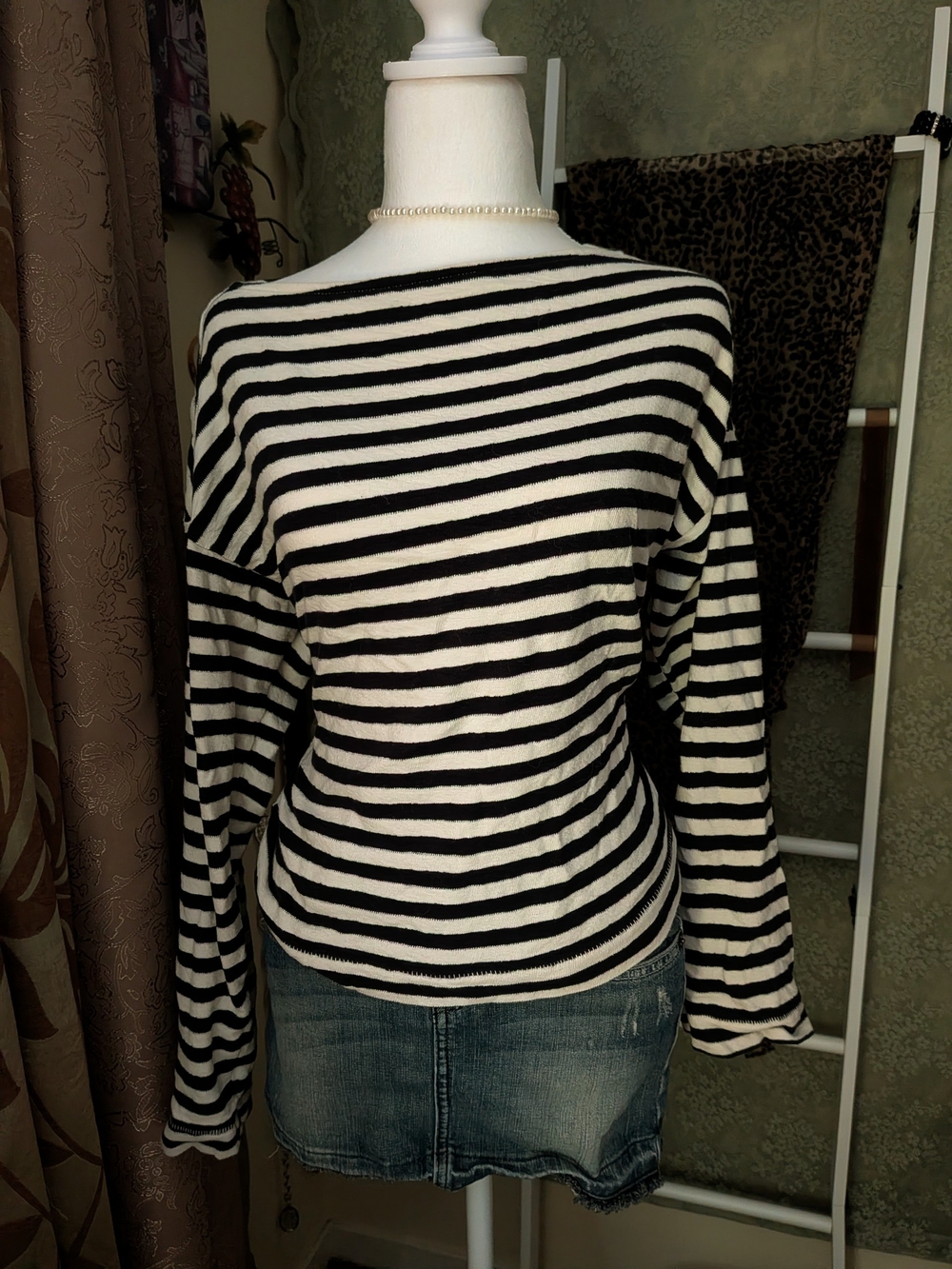 Vintage Universal Thread Striped Top
